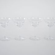 Set of margarita glasses, Danish design, 1970s, manufactured in Denmark