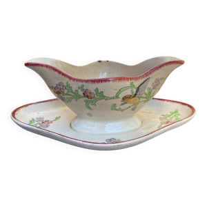 Saucière en terer de - polychrome