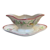 Saucière en terer de fer polychrome "Bengali"