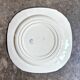 Blue ironstone plate from Gien, "Birds" service, circa 1870, no. 3.