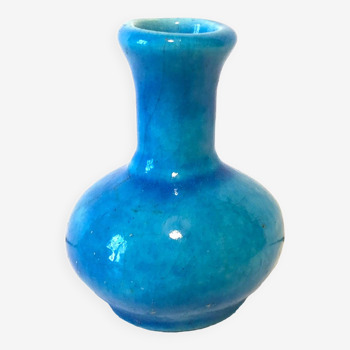 Egyptian Blue Ceramic Vase