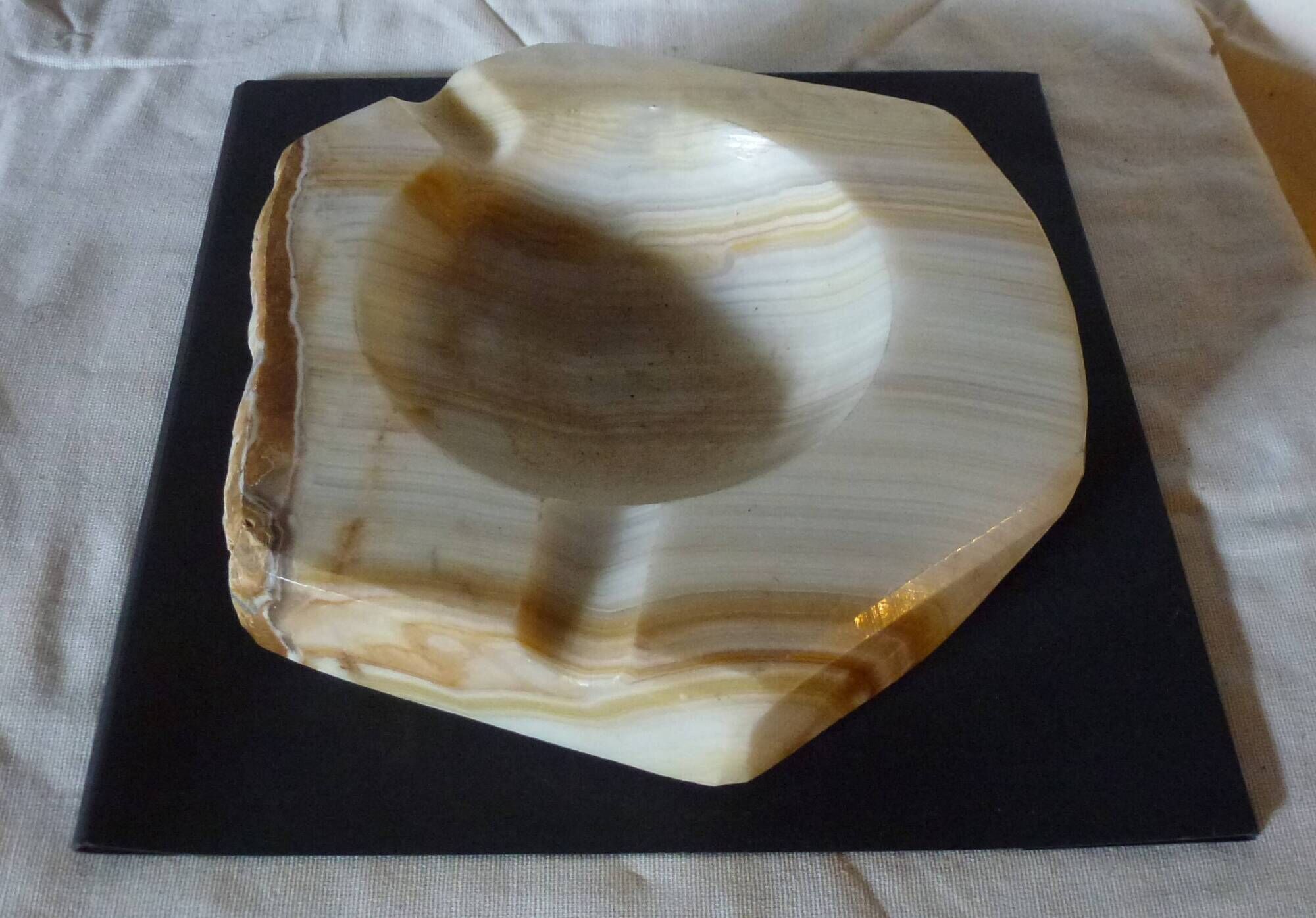 Vintage Onyx ashtray or catchall