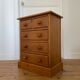 Mini vintage solid pine chest of drawers