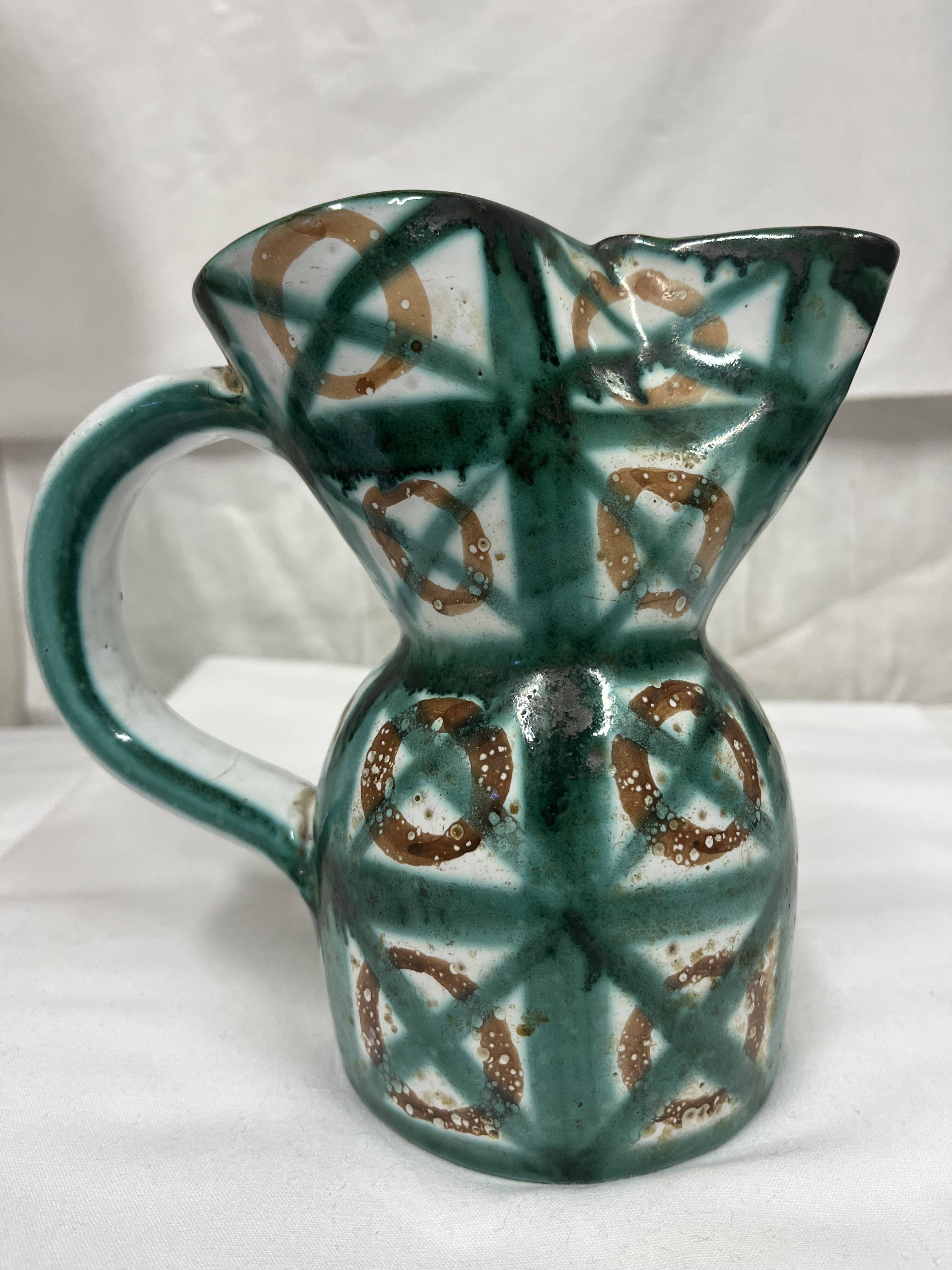 ceramic pitcher robert picault 60s