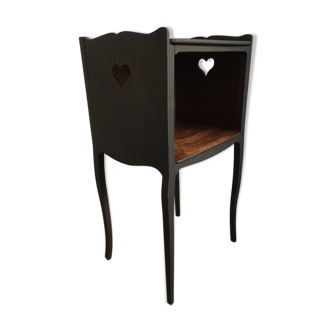 Chic rustic bedside table
