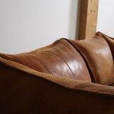 Le Bambole sofa in buffalo leather by Mario Bellini for B&B Italia, 1970s