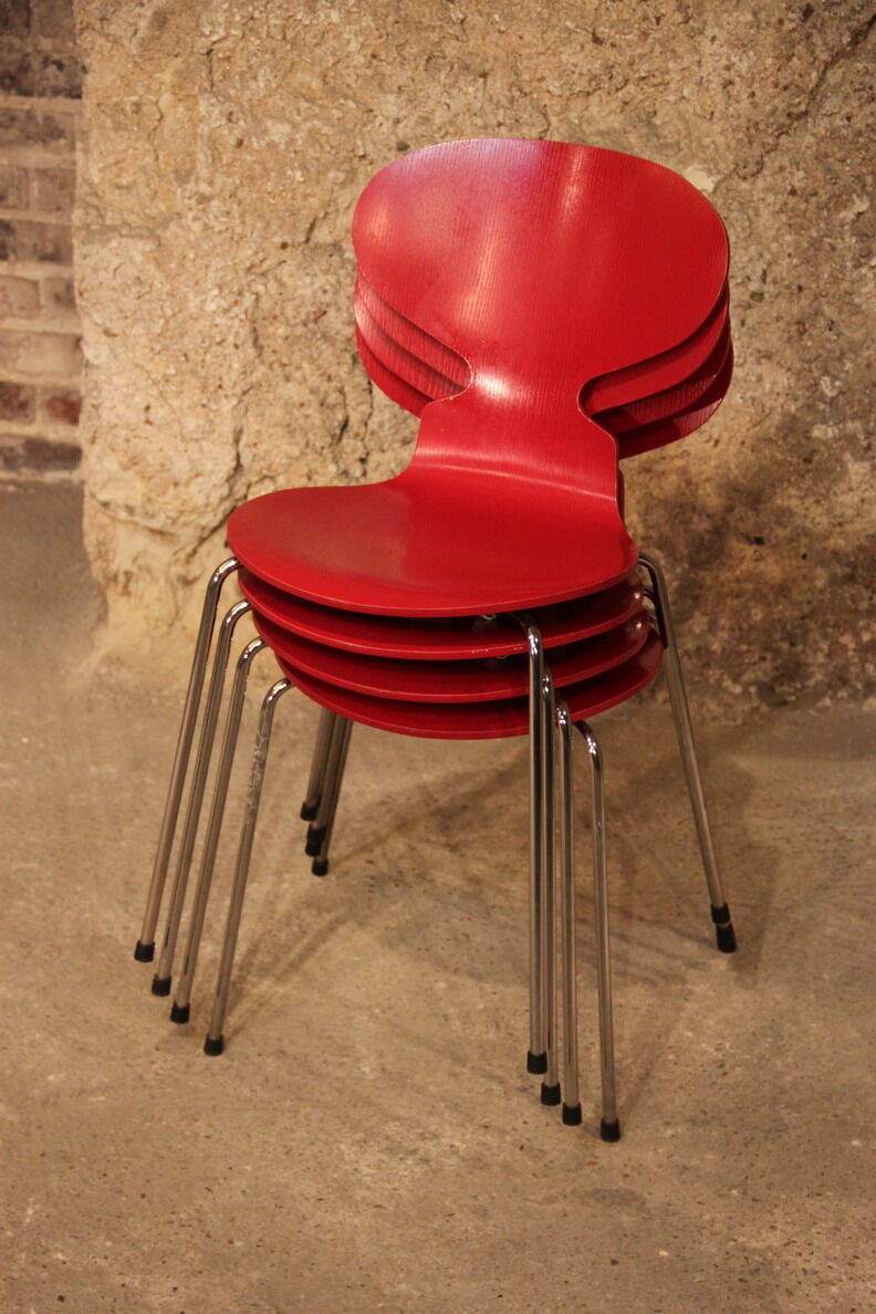 Arne Jacobsen Ant Chairs by Fritz Hansen