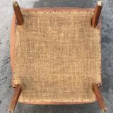 Armchair club feet compass vintage design Annees 50