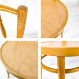 4pcs Vintage Cafe Chair Spacers Chairs Wooden Chair Mid Century Retro Bistro Chair Turned