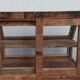 Antique wooden showcase