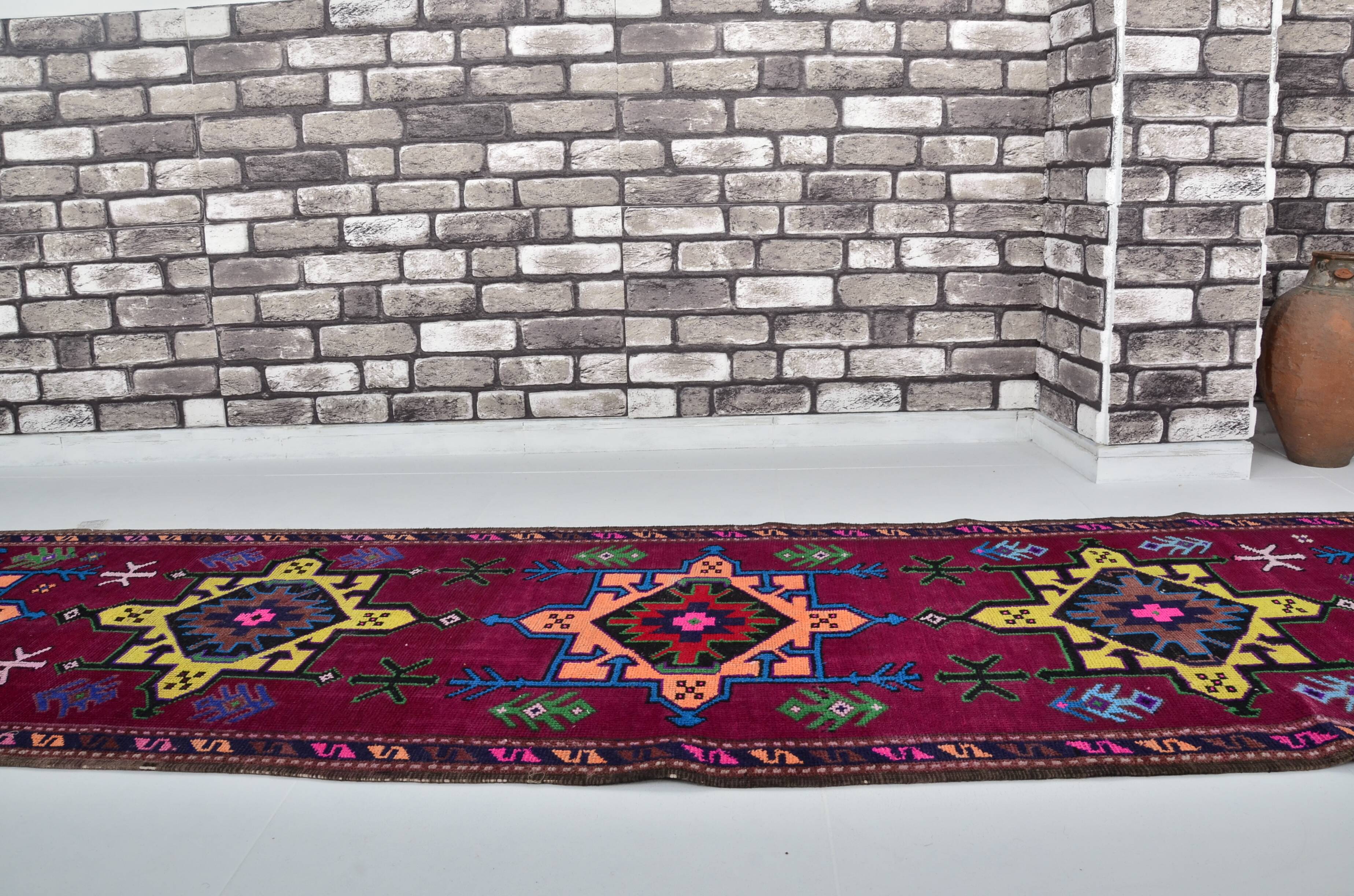 Turkish Multicolour Oushak Runner Sku 2063