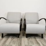 Restored armchairs by Jindrich Halabala