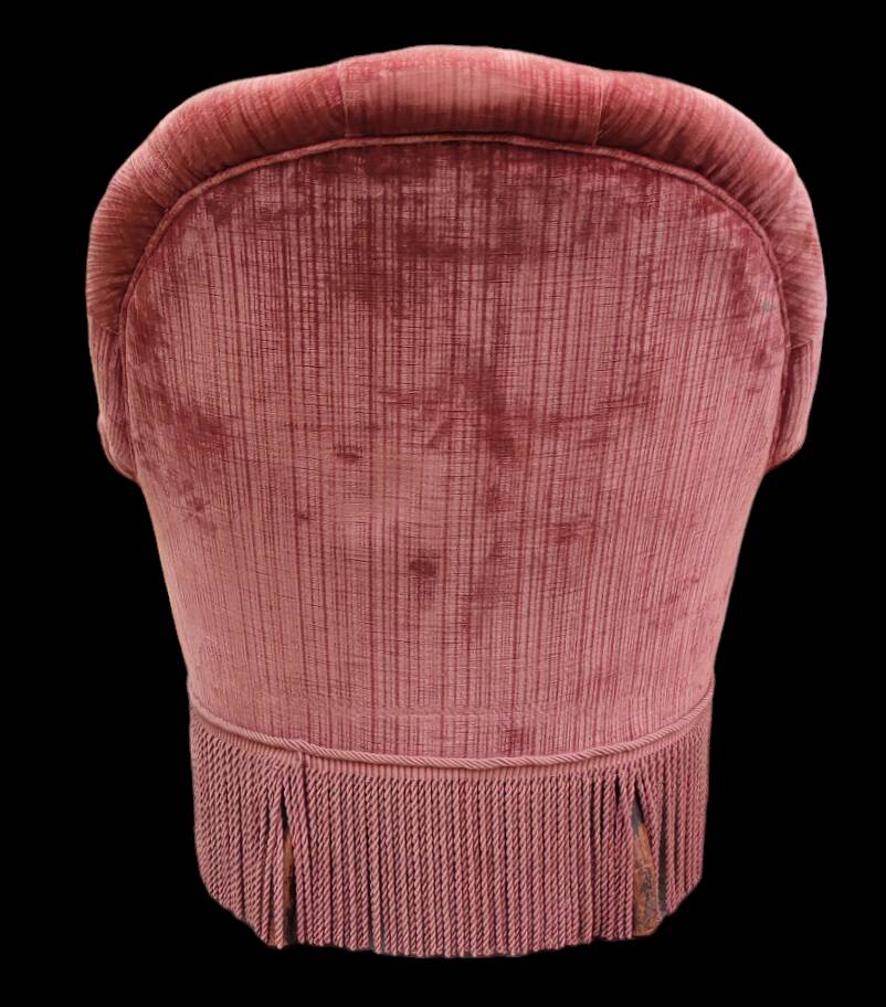 Old Napoleon III toad armchair