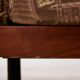 MK11213 Three-seater rosewood sofa