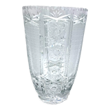 Midcentury Crystal Vase, Poland, 1960s.