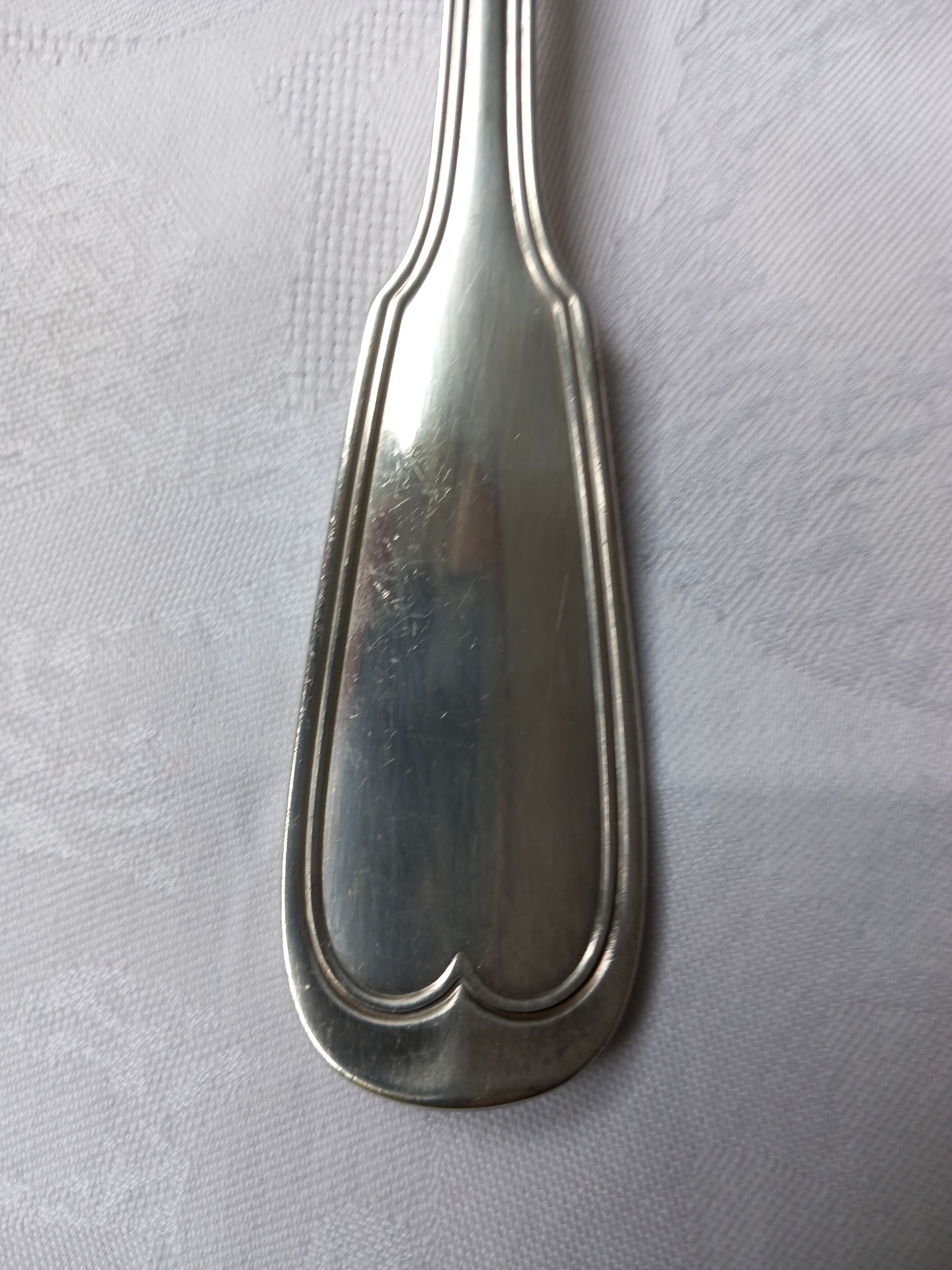 Silver metal ladle
