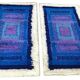 Modern abstract graphic rugs from Gilde, Germany 1960s, Set of 2