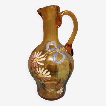 Old enamelled pitcher