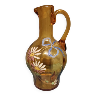 Old enamelled pitcher