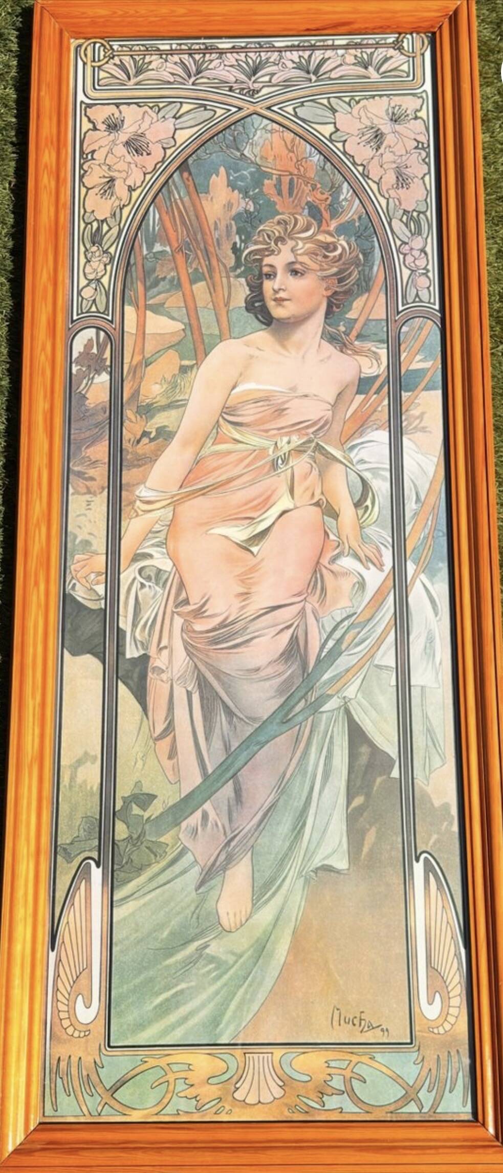 Alphonse Mucha "Les heures du jour" 1. Édition, impression pigmentaire d'archive