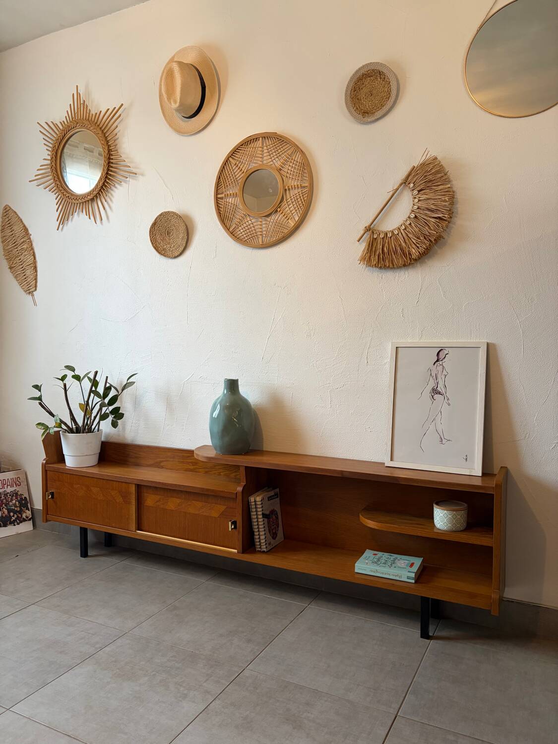 1960s vintage enfilade (shallow)