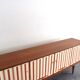 Mid-Century Op-Art Hand-Painted Teak Sideboard