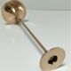 Hi Fi candle holder by Max Bruël for Torben Orskov solid brass h. 26,5 cm