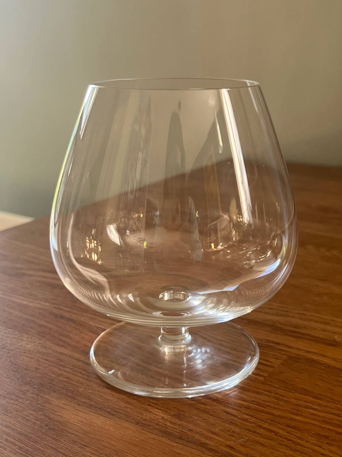 Crystal cognac glasses St Louis