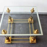 Coffee table in the style of Maison Charles, Hollywood Regency style, 1970