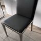 Lot of 4 leather chairs by baakal & ross