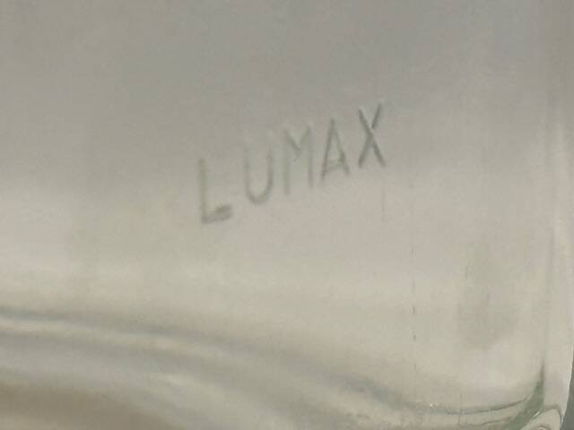 Lumax ashtray catchall in moulded glass Le Corbusier Perriand 20th century