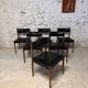 6 Scandinavian chairs by Aksel Bender 1960