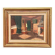Original Swedish Oil on Canvas – “Interior” by Fritz Jacobson – Signed