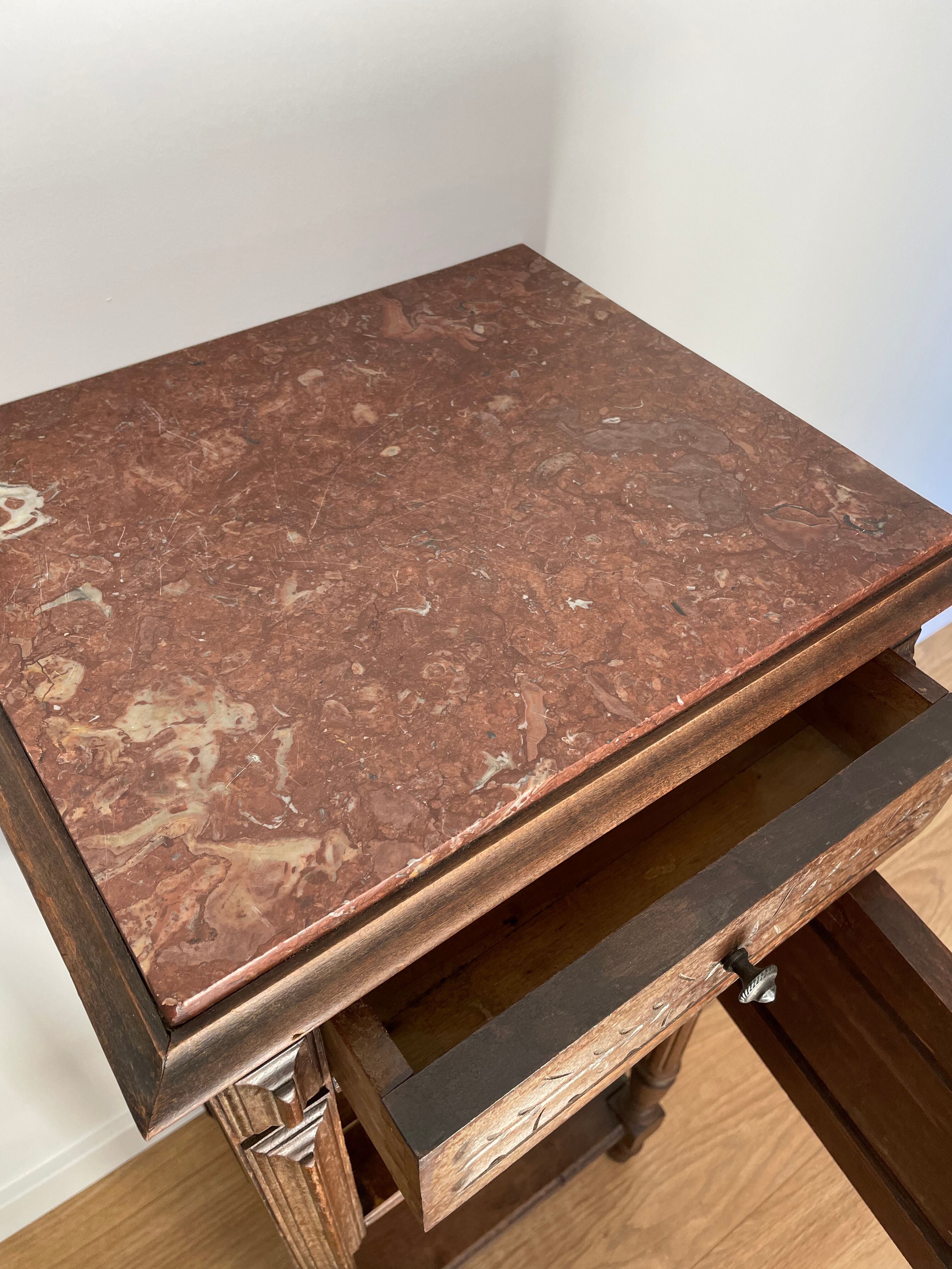 Vintage bedside table