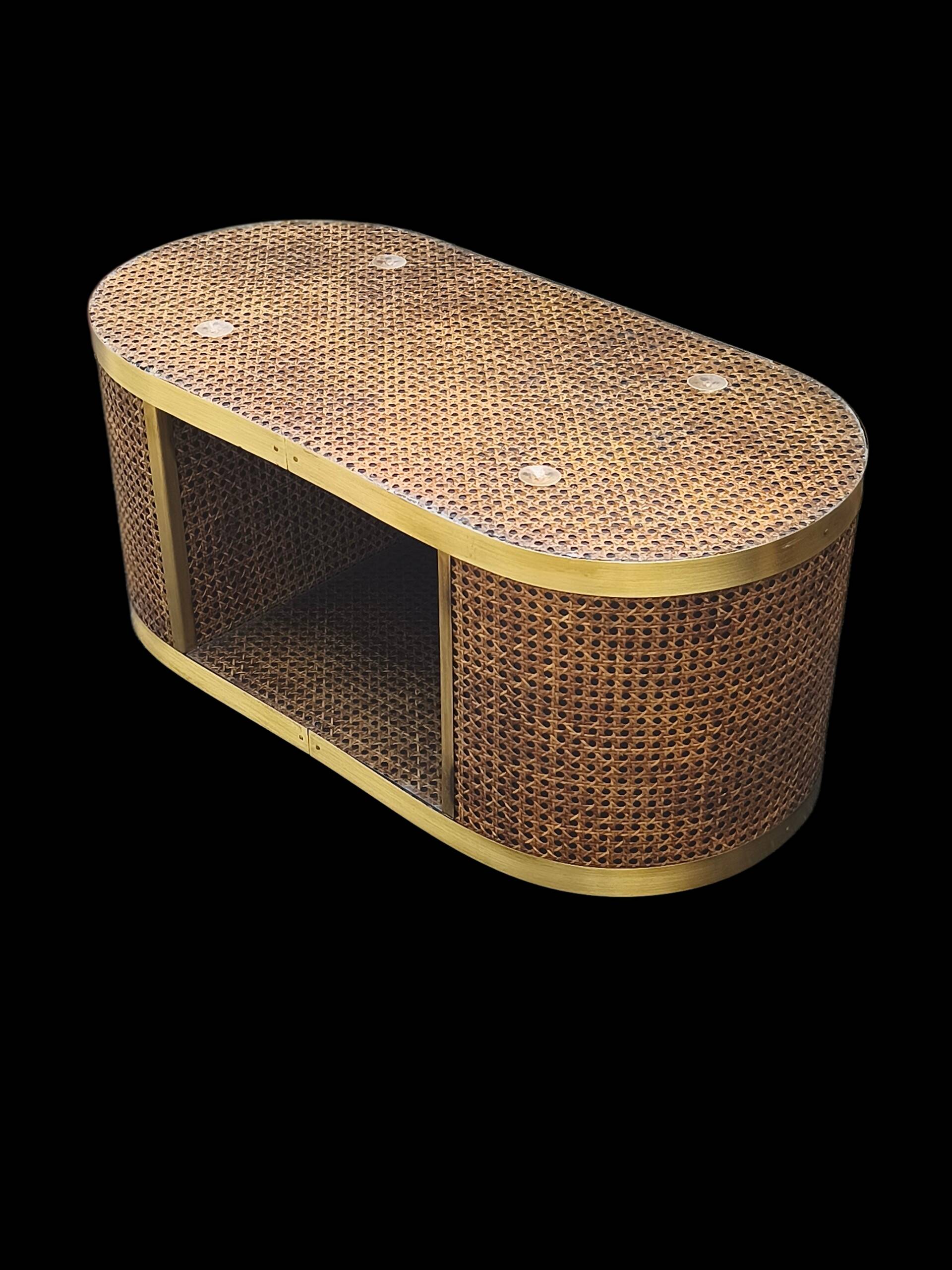 Regency/Hollywood style coffee table