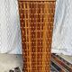 Vintage rattan bread bin