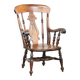 Antique English Windsor spindle chair from the early 19th century