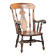 Antique English Windsor spindle chair from the early 19th century