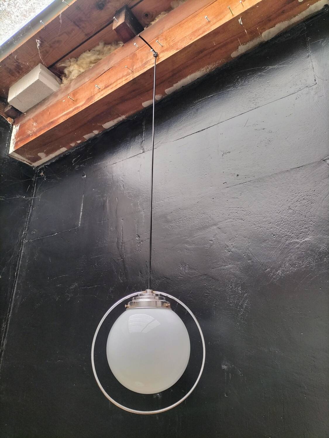 Opaline ball pendant