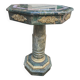 Pair of green marble pedestal tables, 19th century