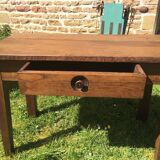 Oak side table