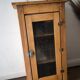 Antique pine and hammered glass confiturier - Renovated