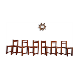 Série de 6 chaises vintage