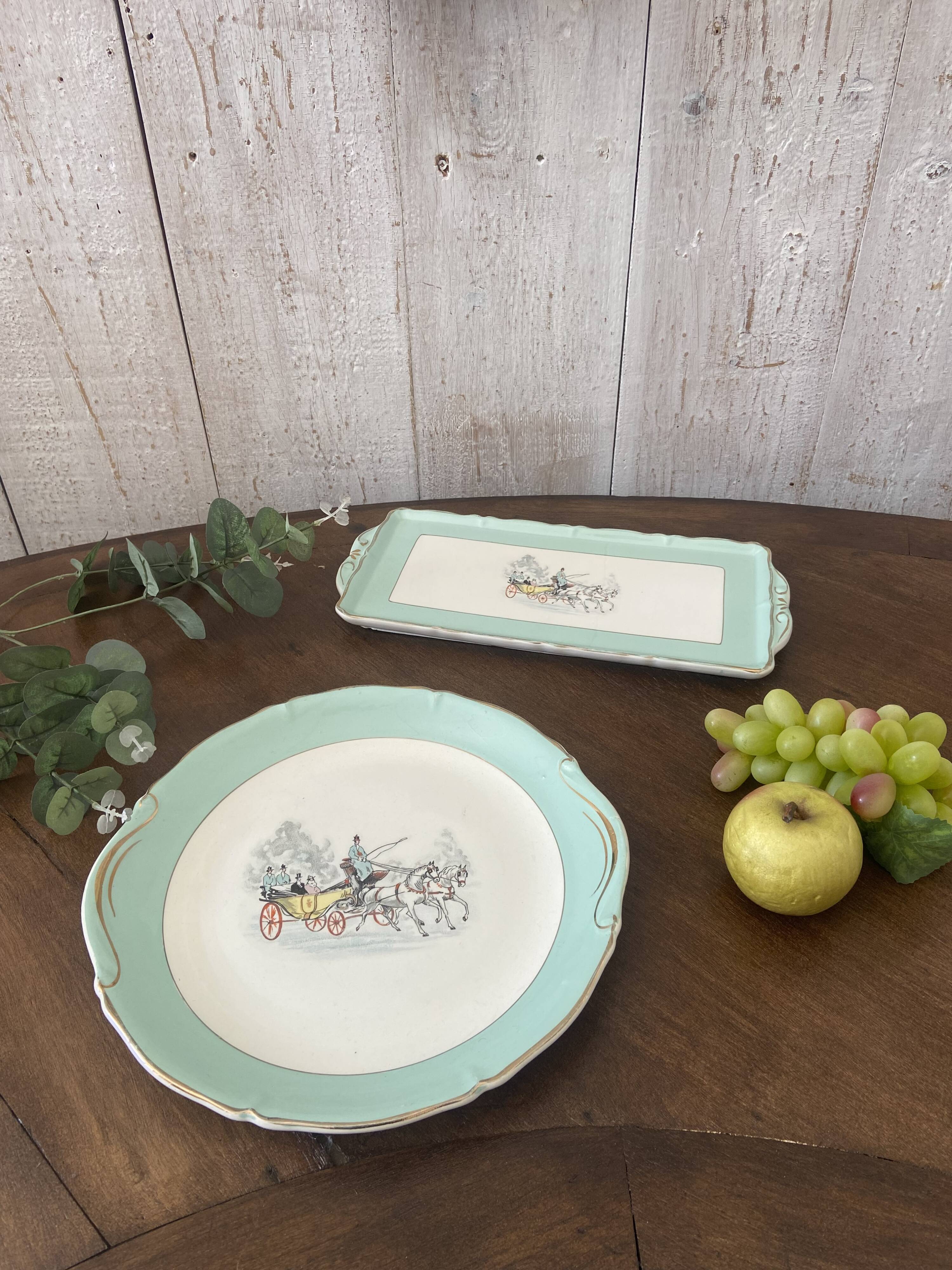 Set of 2 dishes "Bois de Boulogne" St Amand