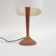 Vintage small bamboo table light, 1960's