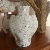 80s owl ceramic lamp