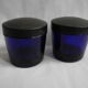 Old blue cream jars