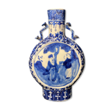 Porcelain gourd vase, signature China, 19th century