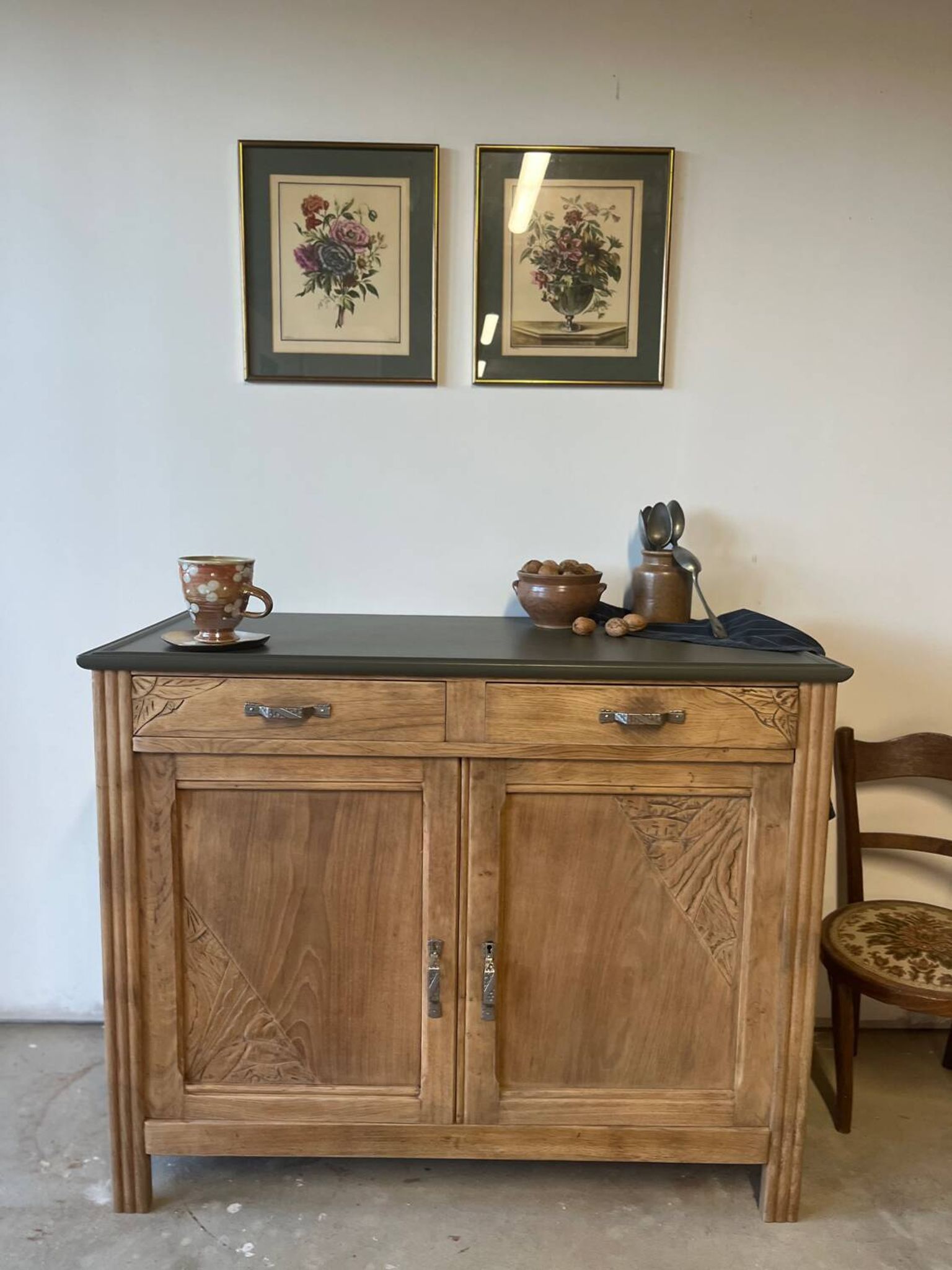 Buffet ancien style art déco