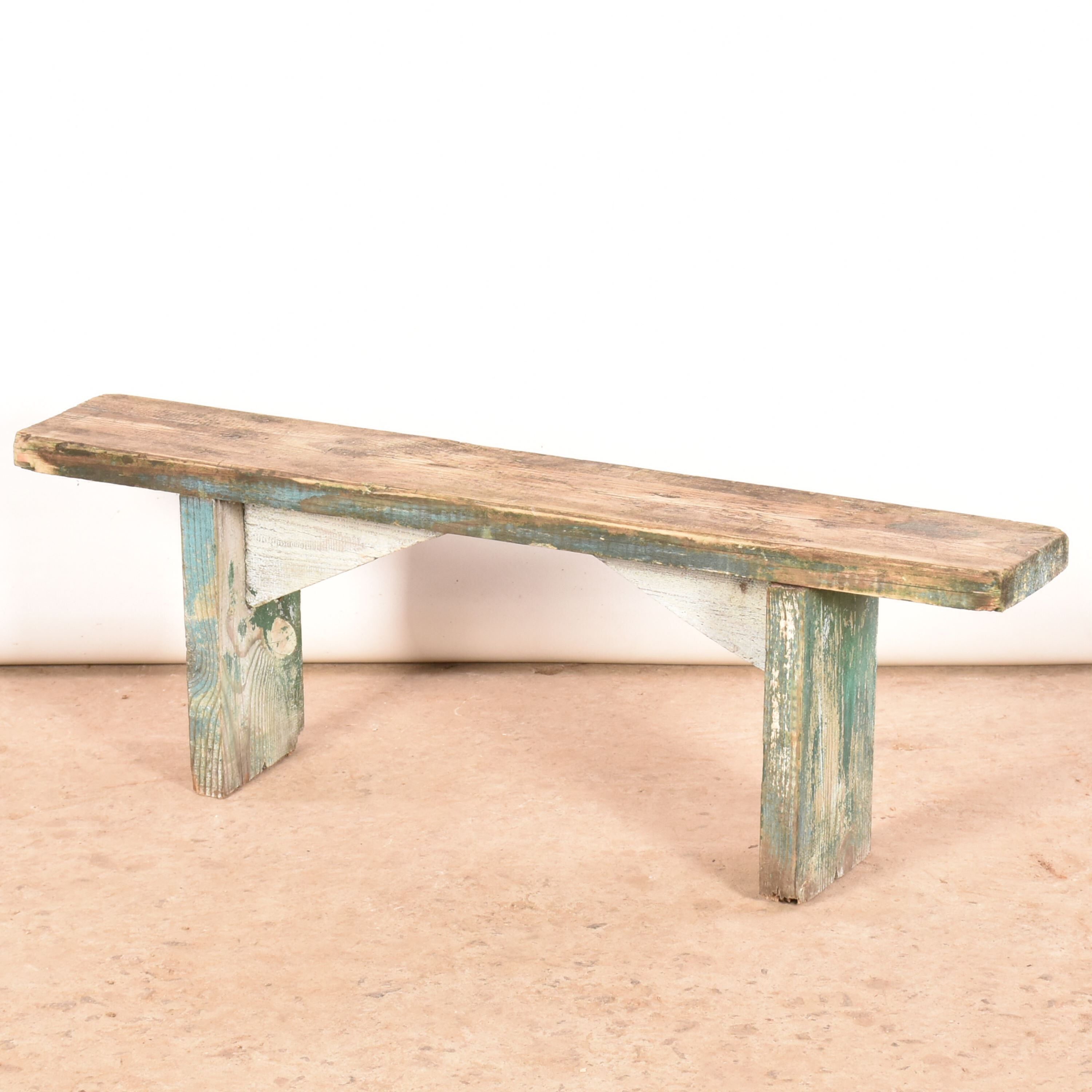 Vintage wooden bench